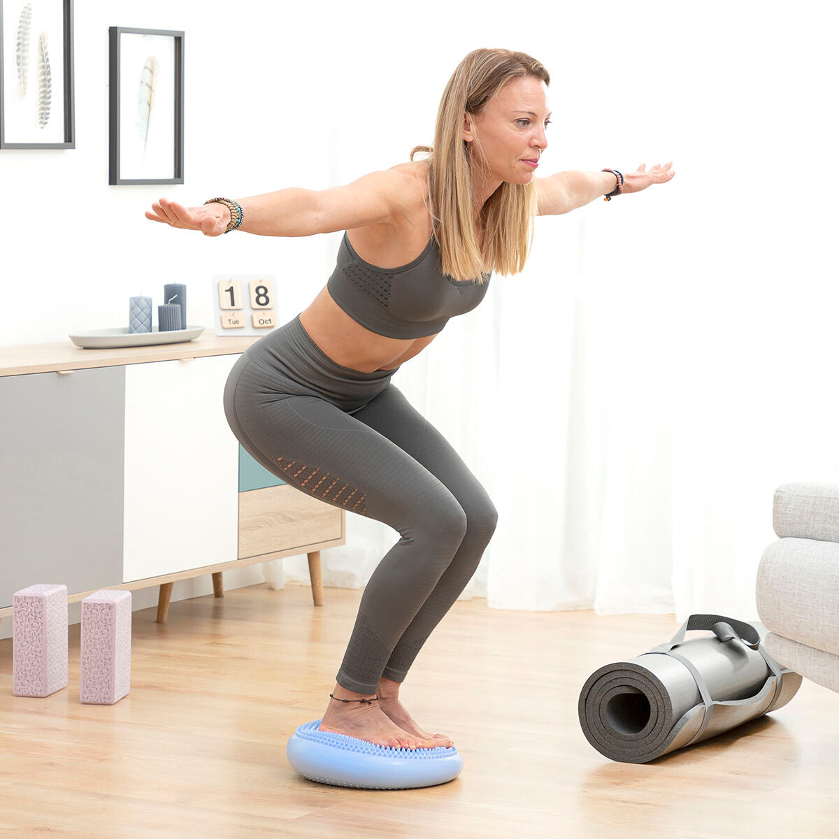 Balance Kissen mit Inflation Pump Cushport InnovaGoods