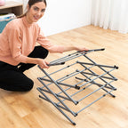 Klappbar und Extendable Metal Clothes Dryer mit 3 Levels Cloxy InnovaGoods 11 Bars