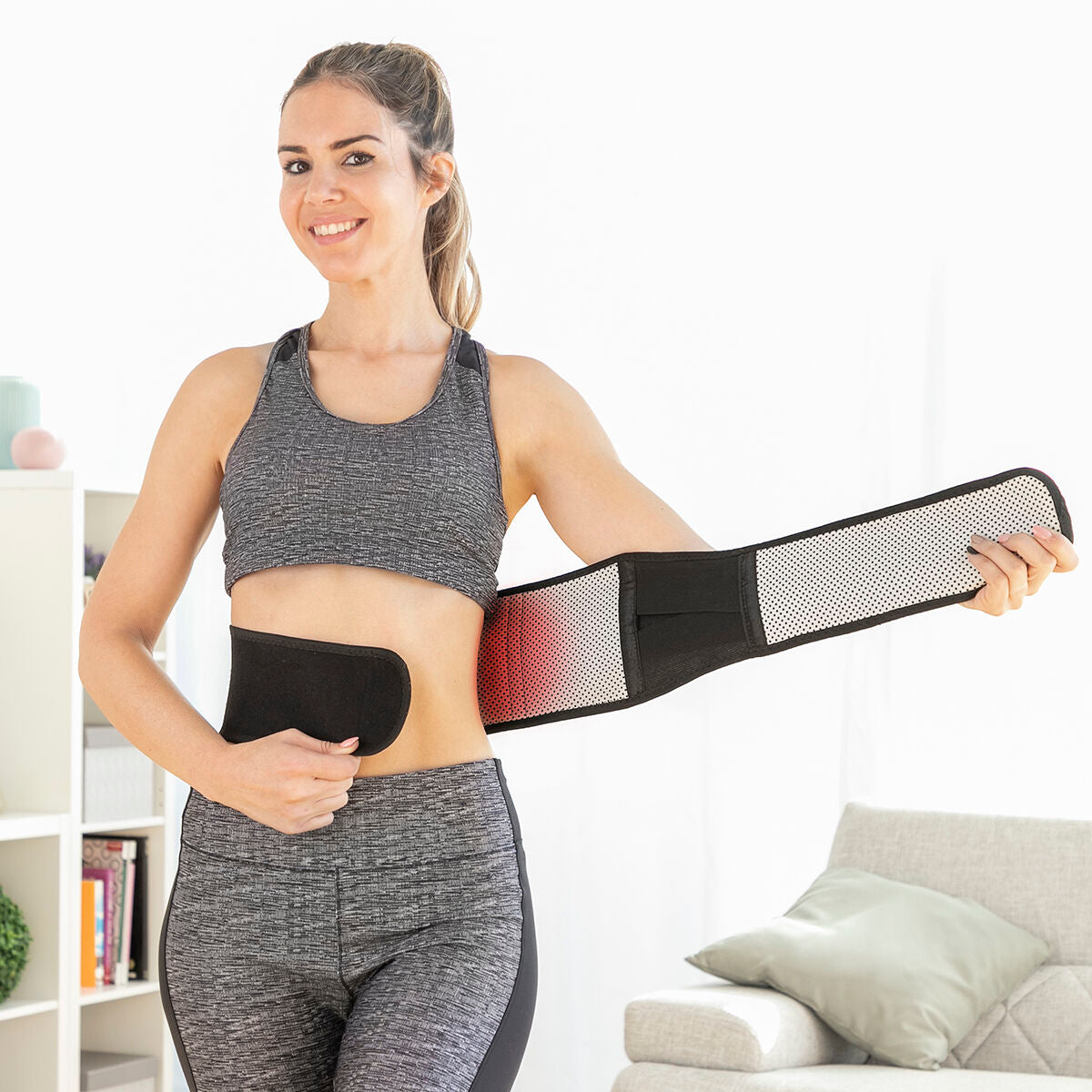 Thermal Correction Girdle with Tourmaline Magnets Tourmabelt InnovaGoods – Produktbild 1