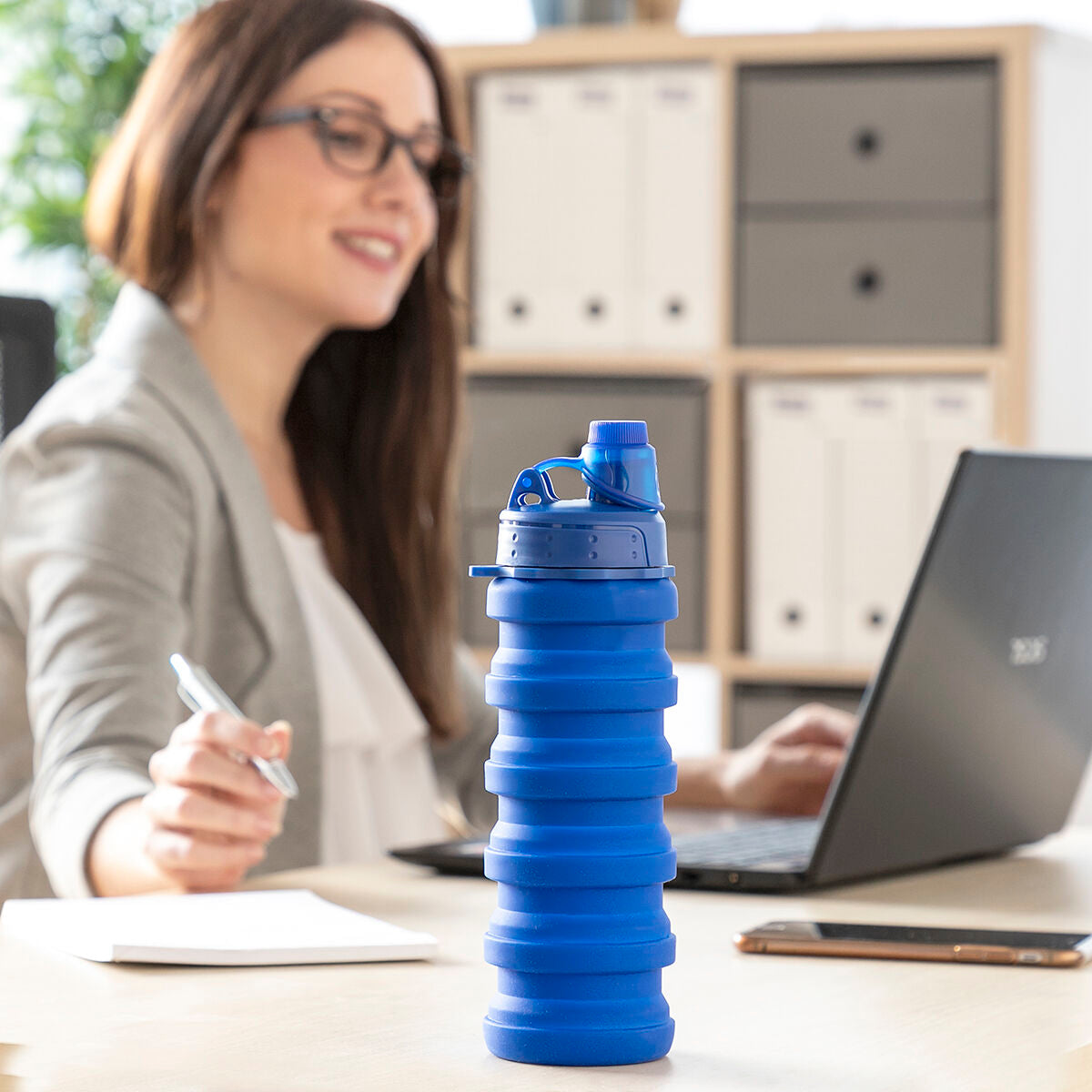 InnovaGoods Silikon Collapsible Flasche Bentle