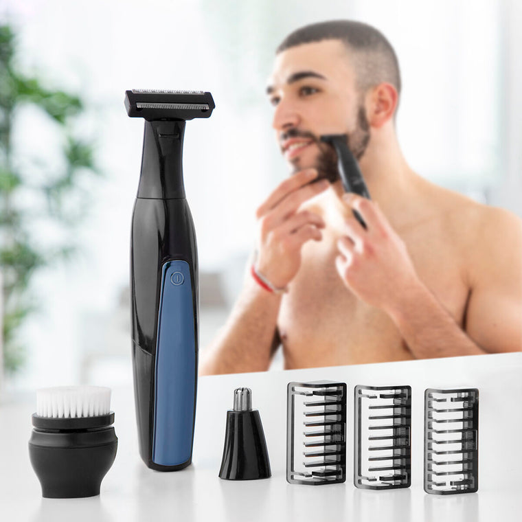 4 in 1 Wiederaufladbar Ergonomic Multifunction Shaver Trimfor InnovaGoods – Produktbild 1