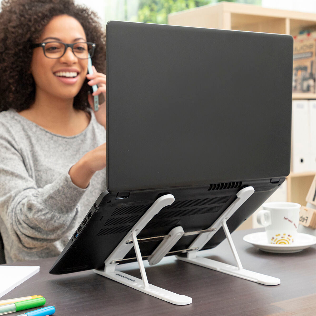 Klappbar und Adjustable Laptop Stand Flappot InnovaGoods