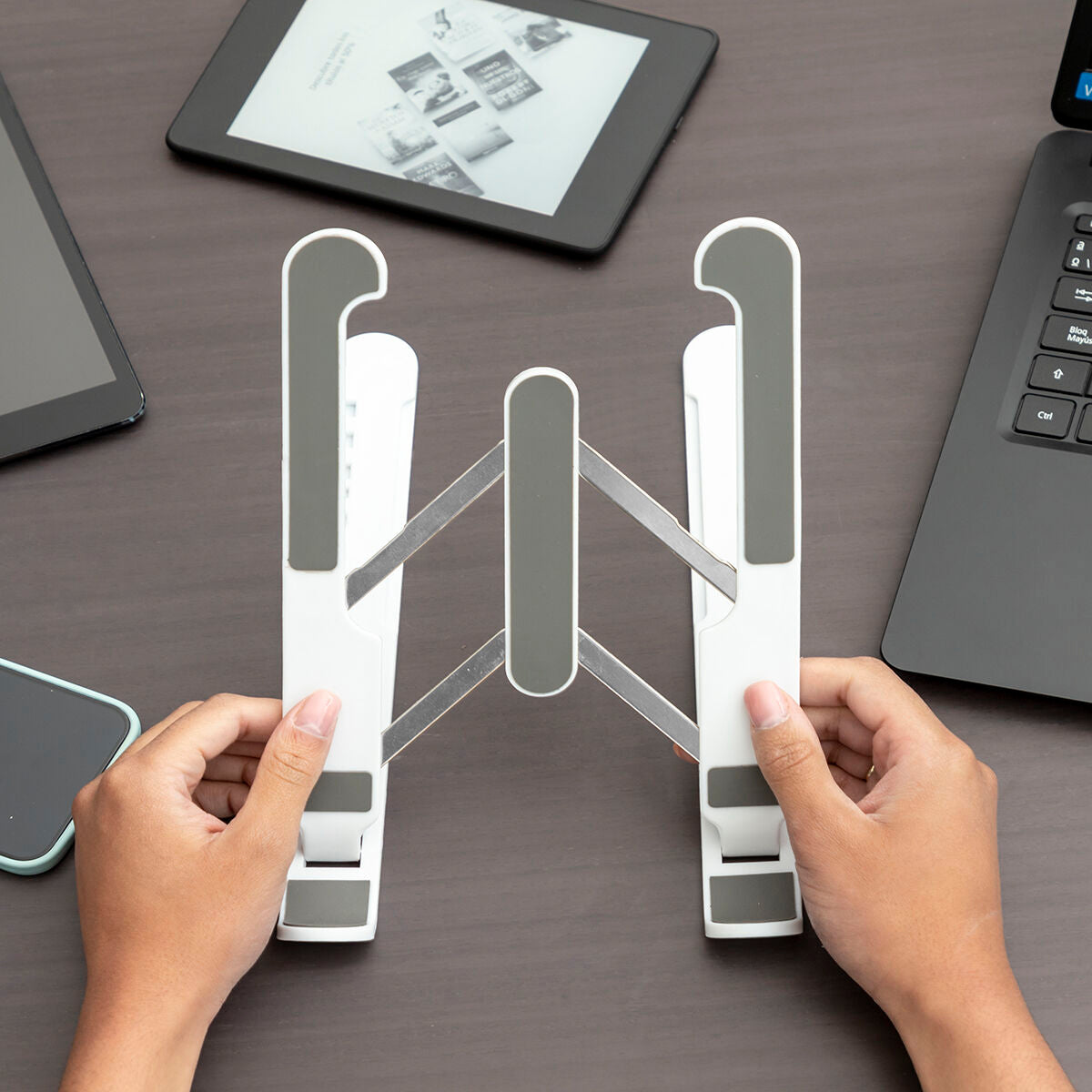 Klappbar und Adjustable Laptop Stand Flappot InnovaGoods
