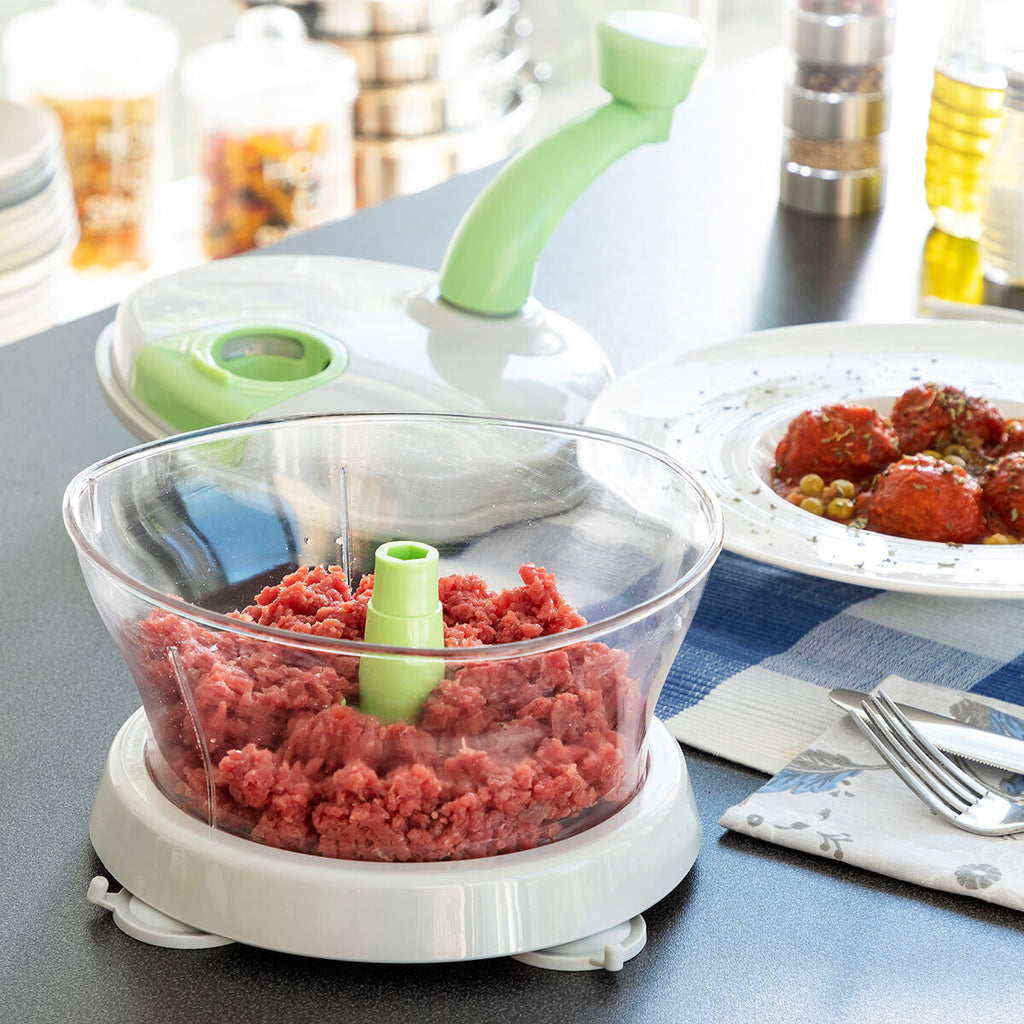4-in-1 Manual Spinner, Chopper and Mixer with Accessories and Recipes Chopix InnovaGoods – Produktbild 6