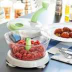 4-in-1 Manual Spinner, Chopper and Mixer with Accessories and Recipes Chopix InnovaGoods – Produktbild 6