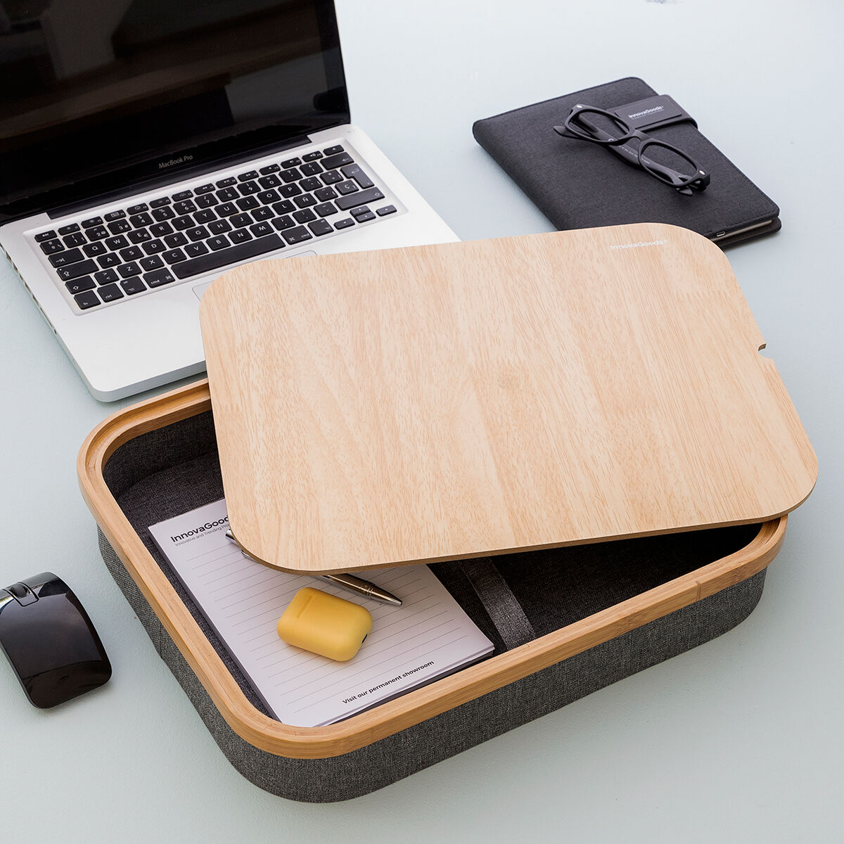 Tragbar Laptop Desk mit Storage Tablett Larage InnovaGoods