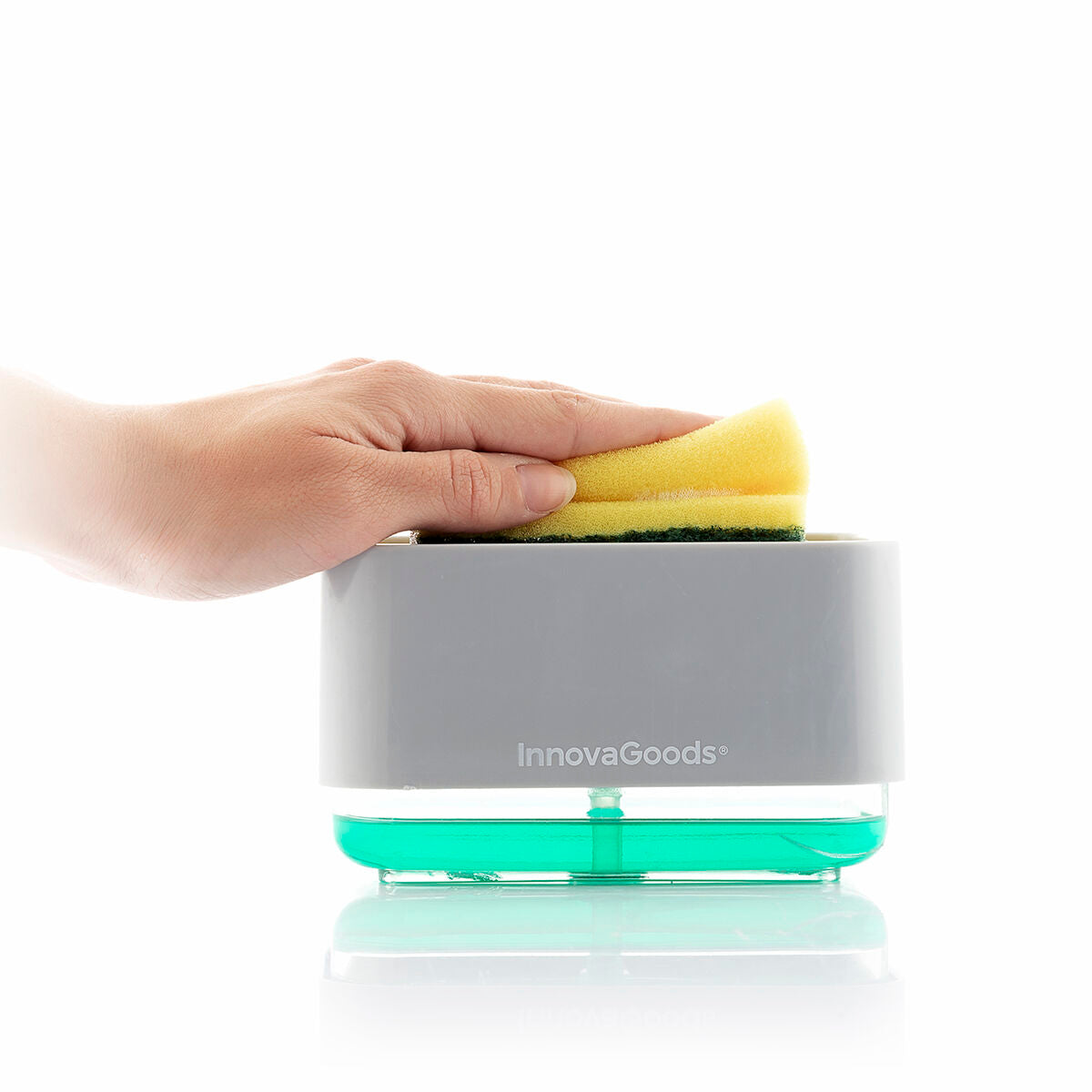 2-in-1 Seifenspender für the Küche Sink Pushoap InnovaGoods