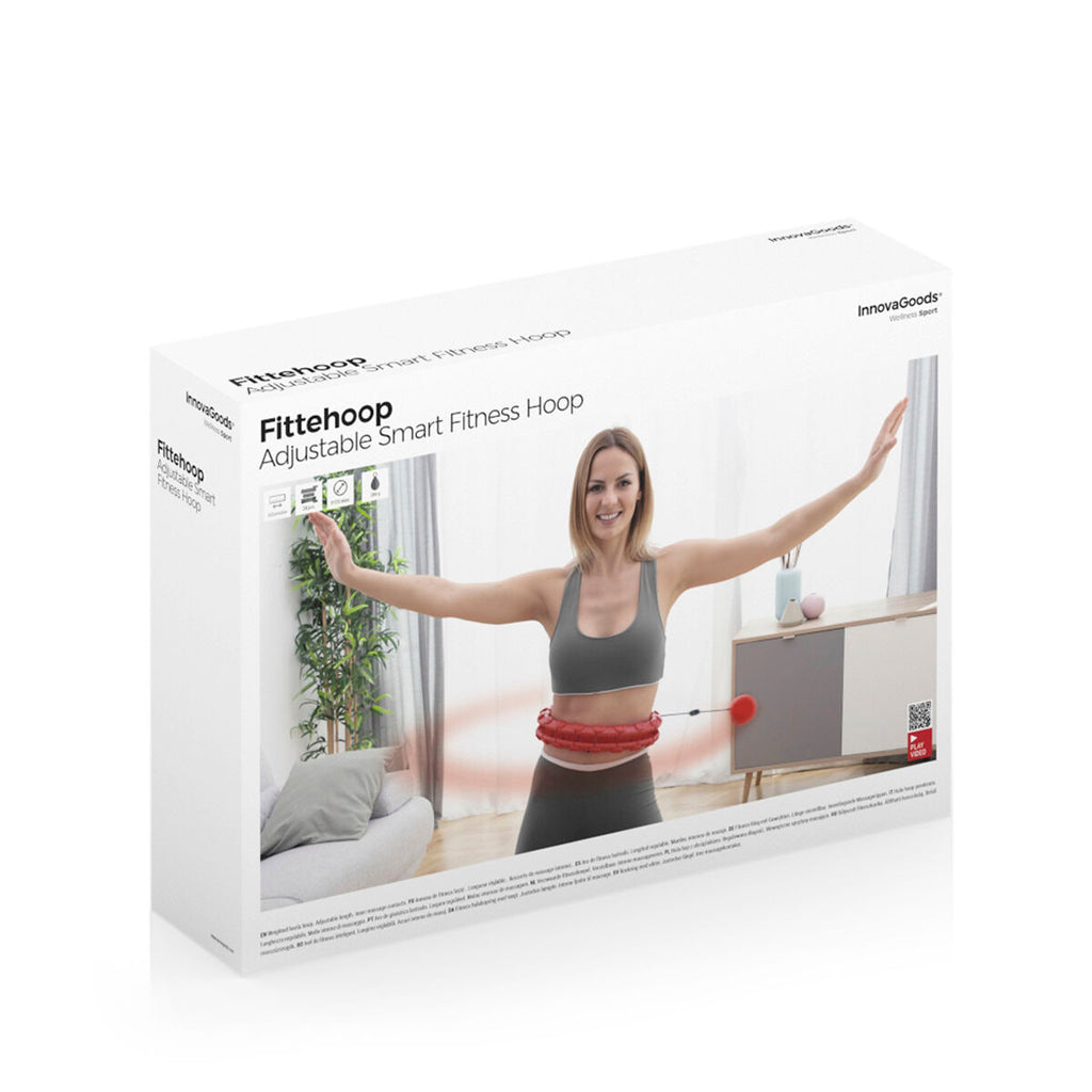 InnovaGoods Verstellbar Smart Fitnessreifen mit Weight Fittehoop
