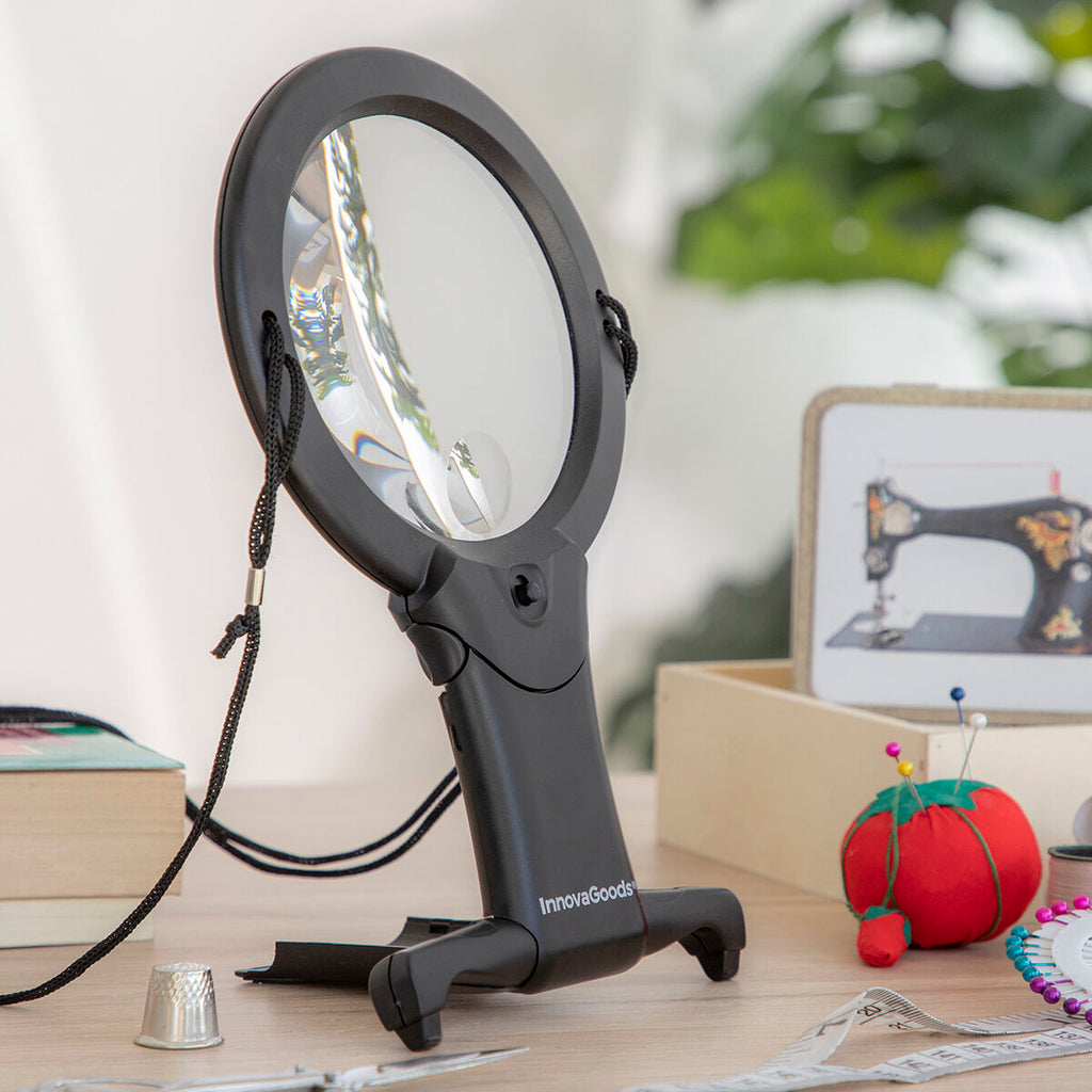 Hands-Free Magnifying Glas mit LED-Leuchte Zooled InnovaGoods