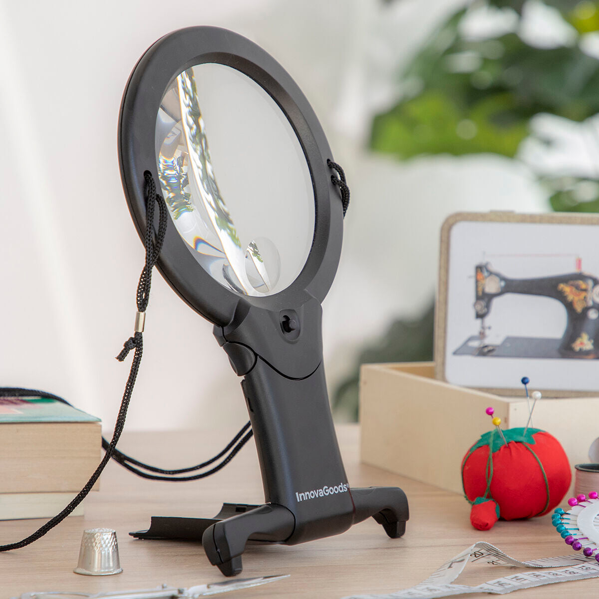 Hands-Free Magnifying Glas mit LED-Leuchte Zooled InnovaGoods