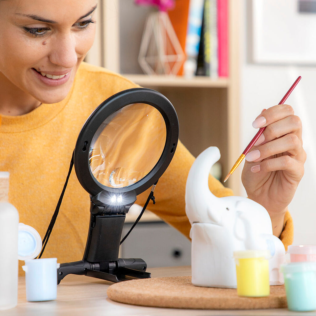 Hands-Free Magnifying Glas mit LED-Leuchte Zooled InnovaGoods