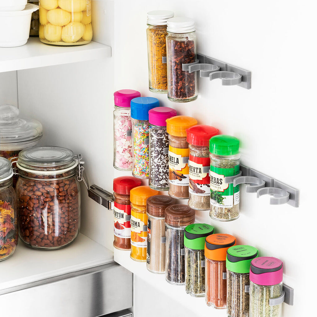 InnovaGoods Adhesive & Divisible Spice Organizer Jarlock x20