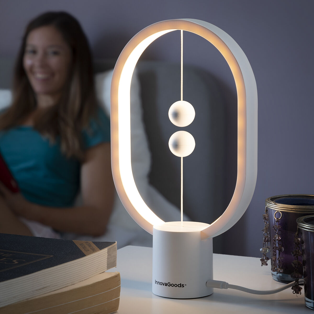 Balance Lamp with Magnetic Switch Magilum InnovaGoods MAGILUM – Produktbild 1