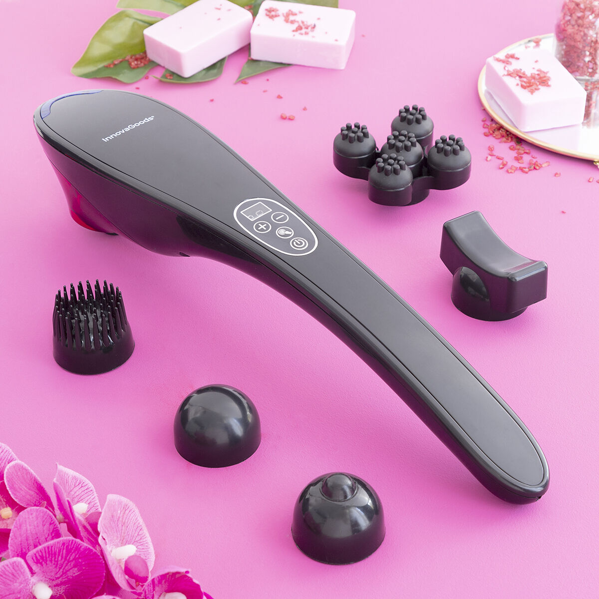 InnovaGoods Wiederaufladbar Handmassagegerät Masfin