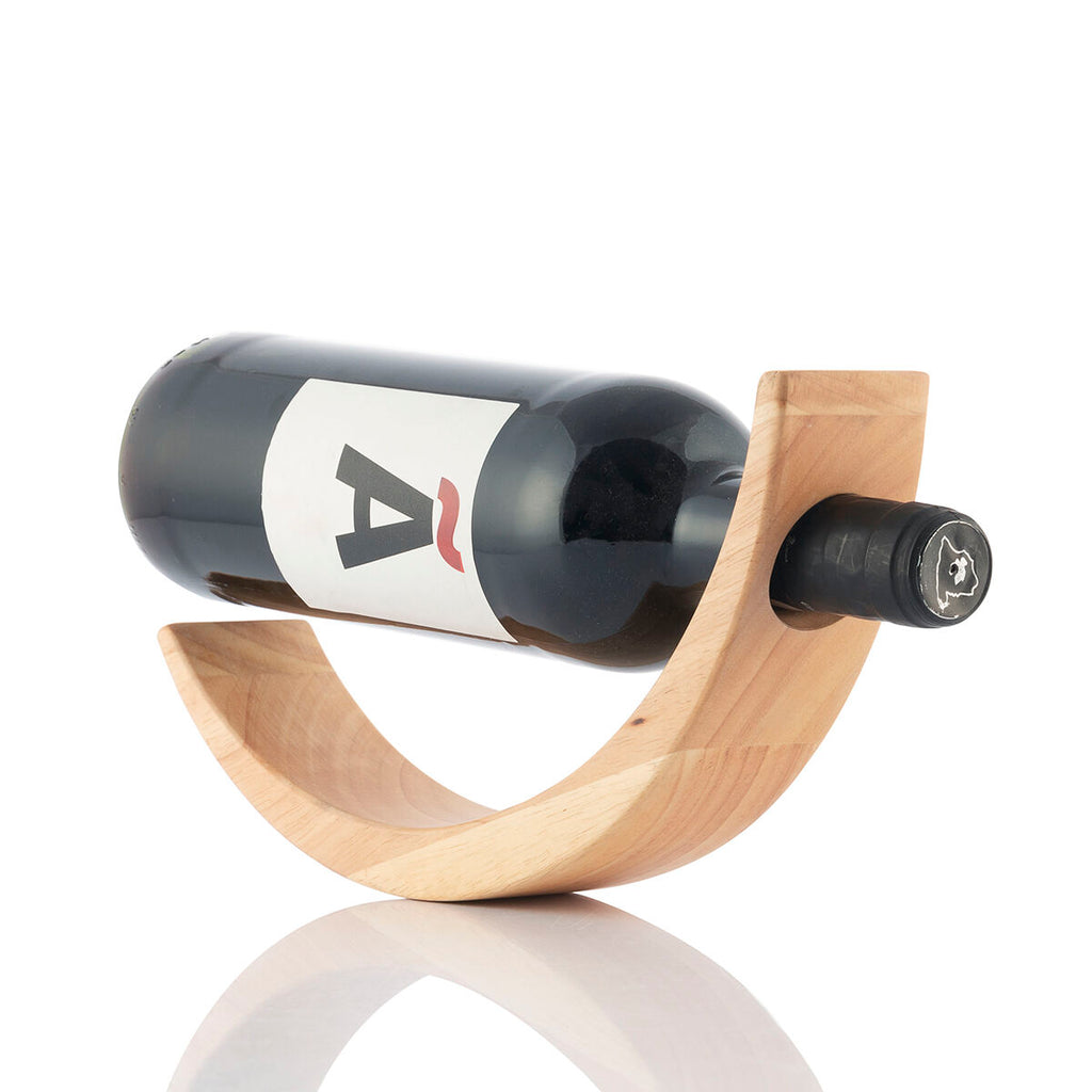 Floating Wooden Wine Bottle Holder Woolance InnovaGoods – Produktbild 6