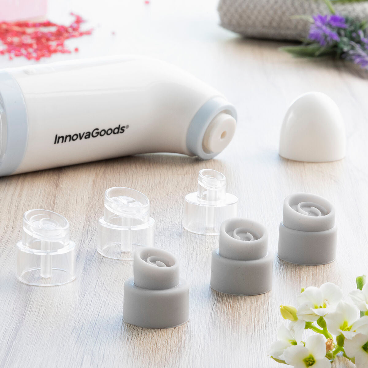 InnovaGoods Wiederaufladbar Gesichts Impurity Hydro-cleanser Hyser