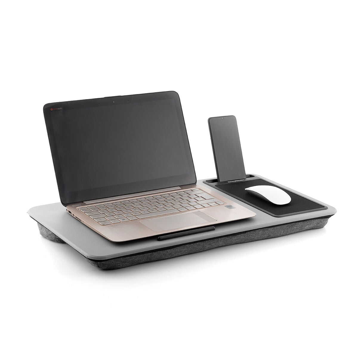 InnovaGoods Tragbar Notebook Desk mit XL Kissen Deskion