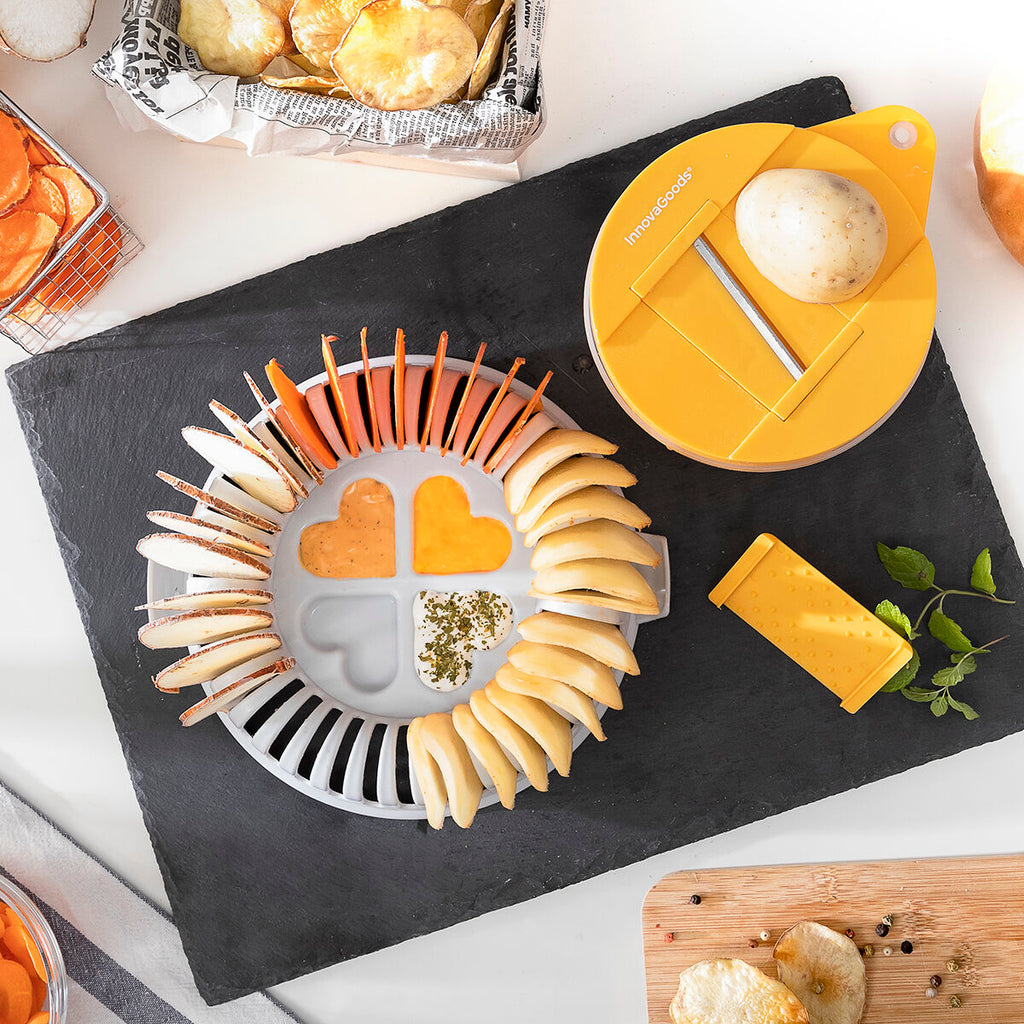 Set for Making Crisps in the Microwave with Mandolin and Recipes Chipit InnovaGoods – Produktbild 2