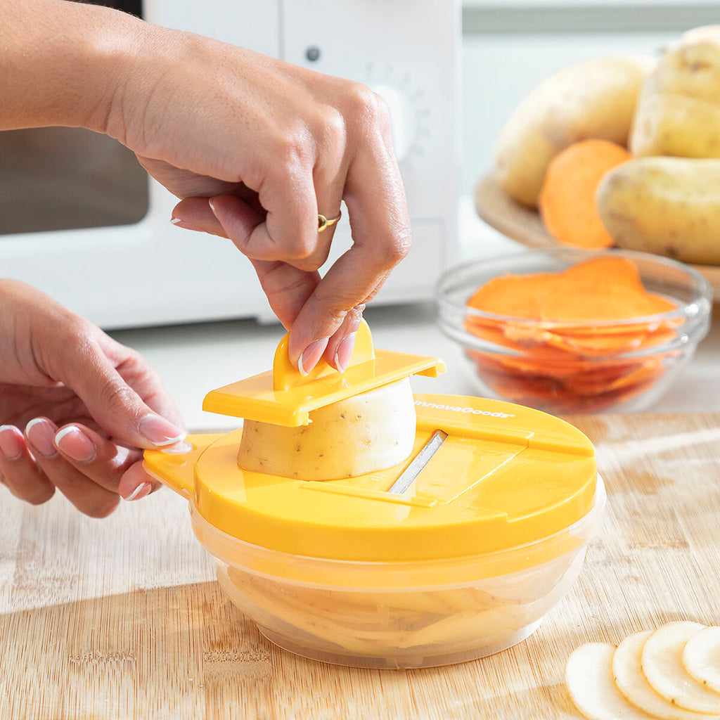 Set for Making Crisps in the Microwave with Mandolin and Recipes Chipit InnovaGoods – Produktbild 3
