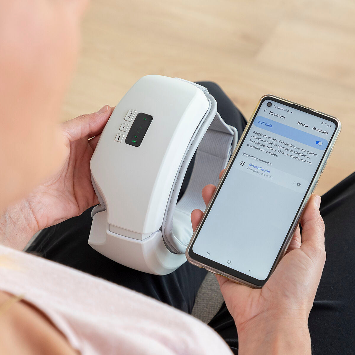 4-In-1 Eye Massager mit Air Compression Eyesky InnovaGoods