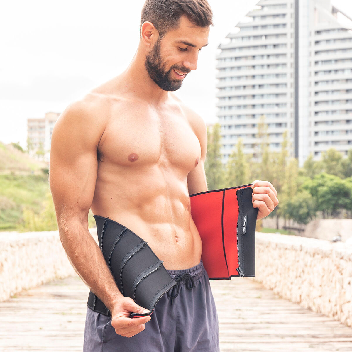 InnovaGoods Sport Slimming Belt mit Saunaeffekt Redle