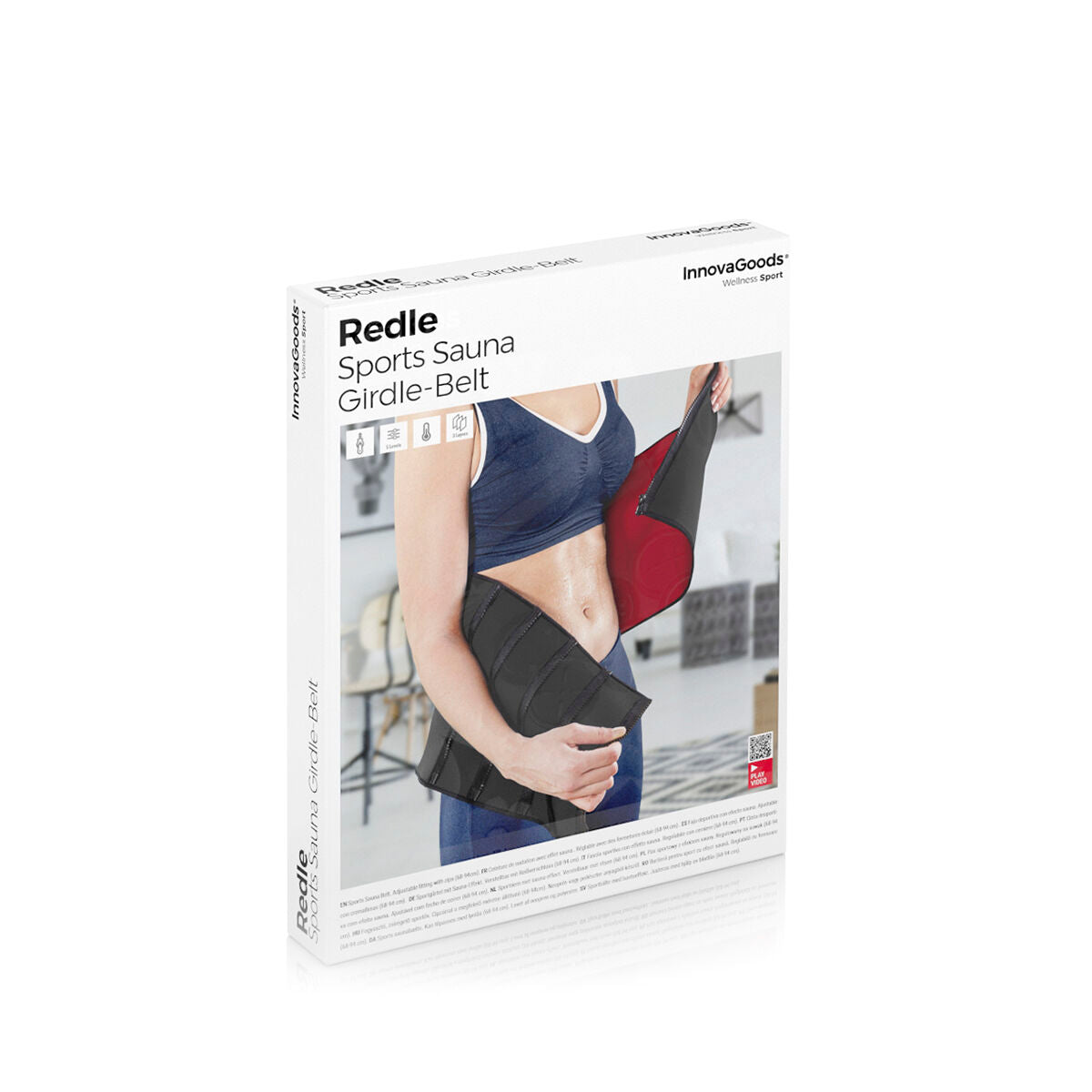 InnovaGoods Sport Slimming Belt mit Saunaeffekt Redle