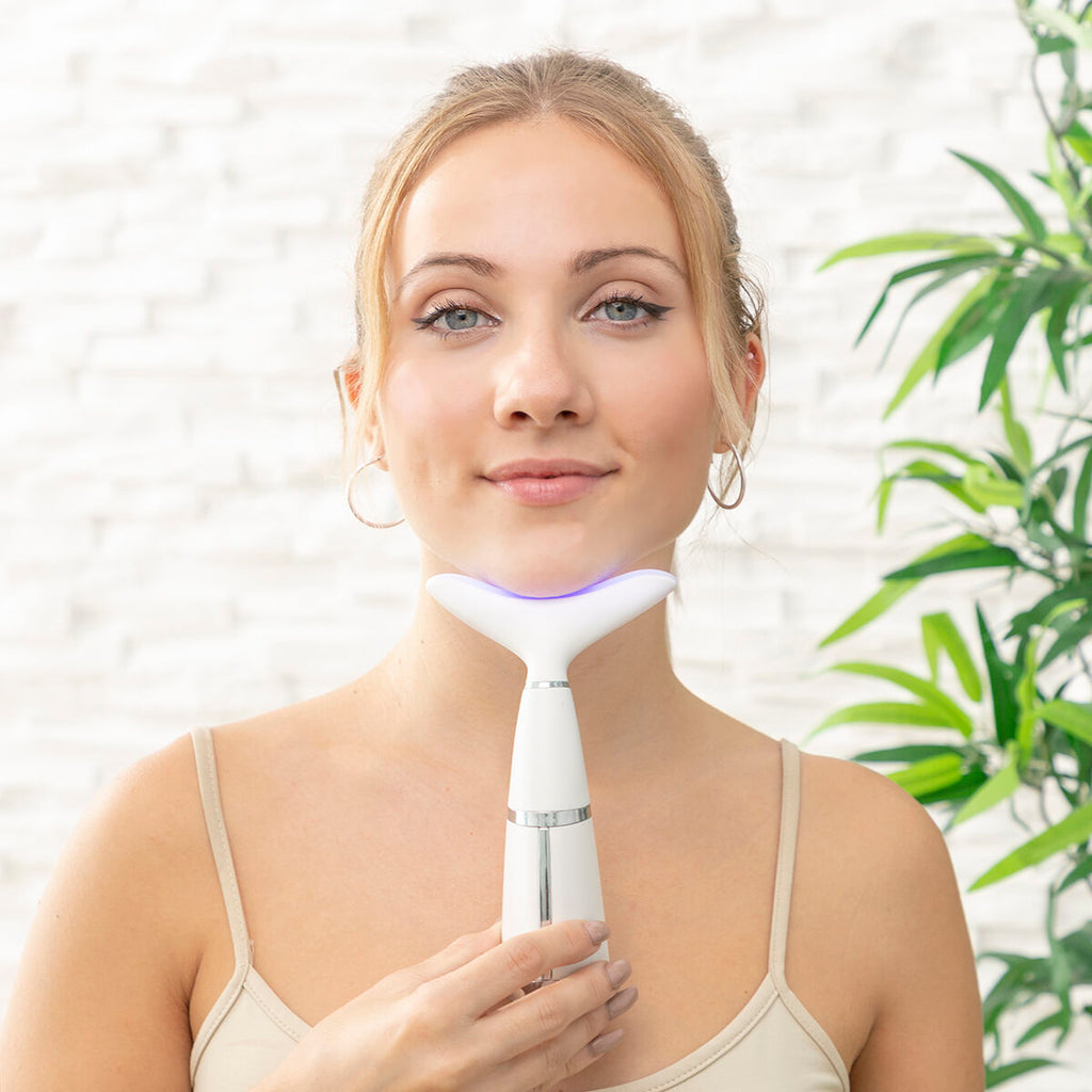Kinnstraffer mit Phototherapie, Thermotherapie & Vibration Kinred InnovaGoods