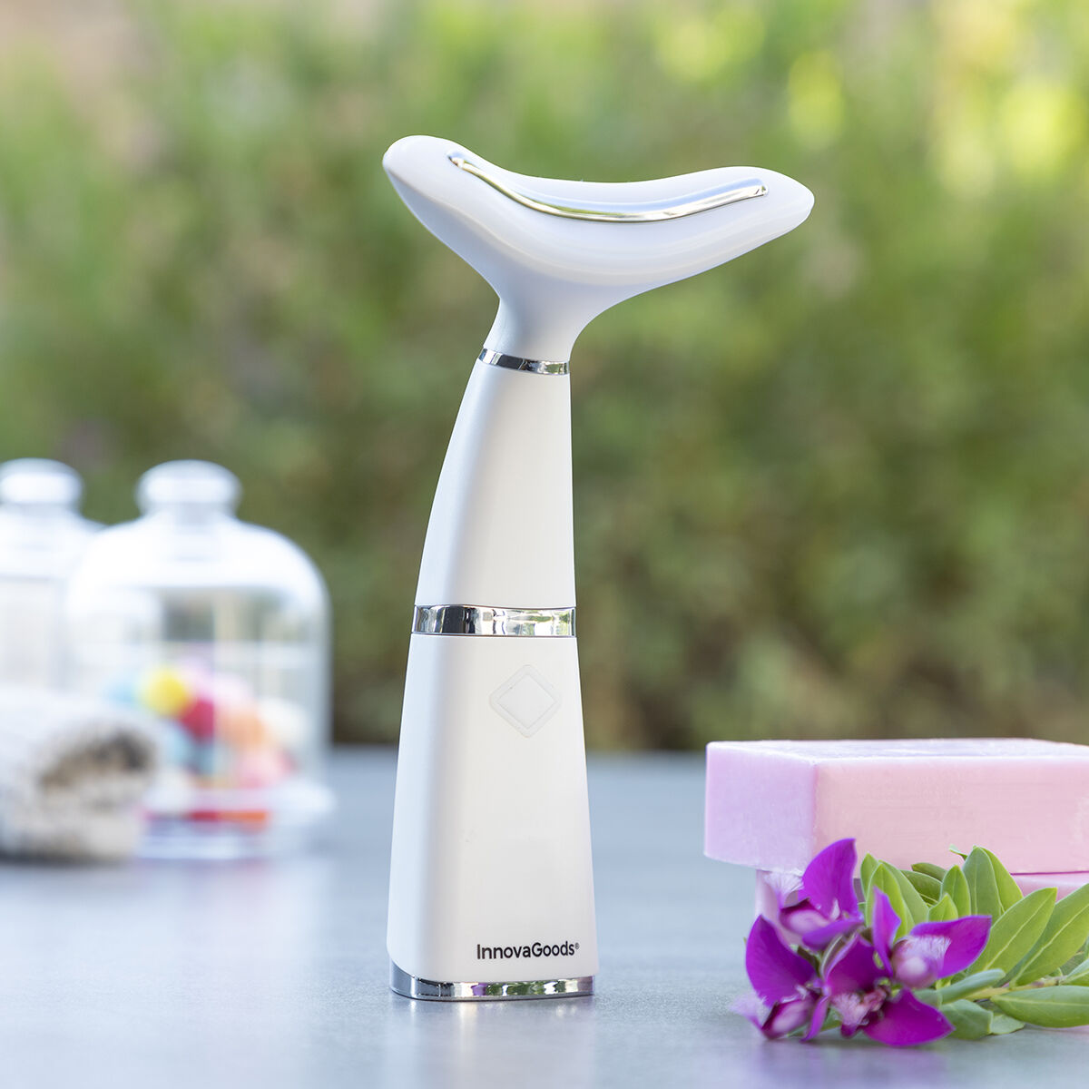 Kinnstraffer mit Phototherapie, Thermotherapie & Vibration Kinred InnovaGoods