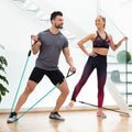 Set of Resistance Bands mit Accessories und Exercise Guide Tribainer InnovaGoods 3 Einheiten