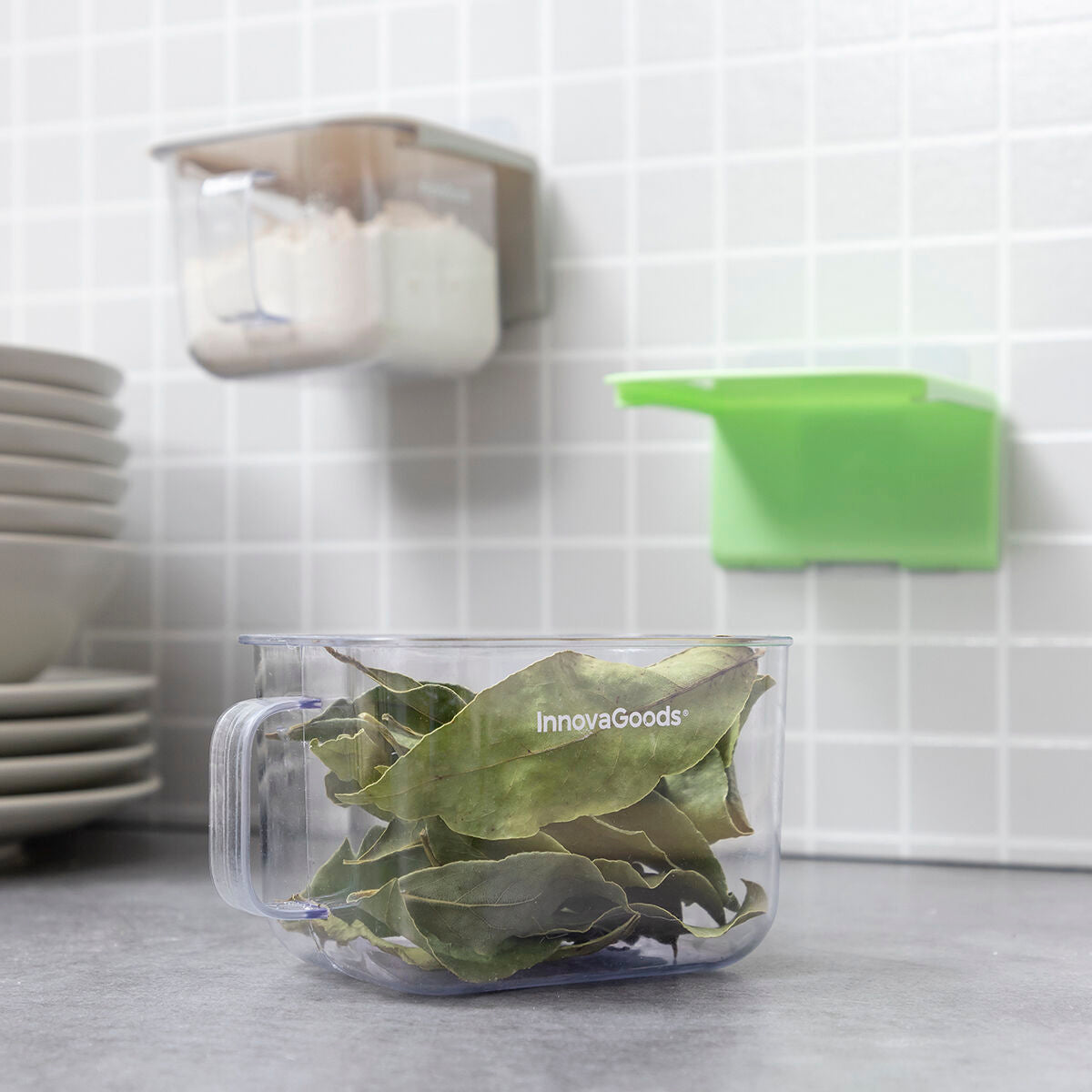 InnovaGoods Removable Adhesive Küche Containers Handstore