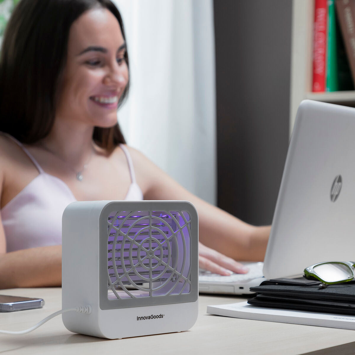 Anti-Mosquito Lamp with Wall Hanger KL Box InnovaGoods – Produktbild 7