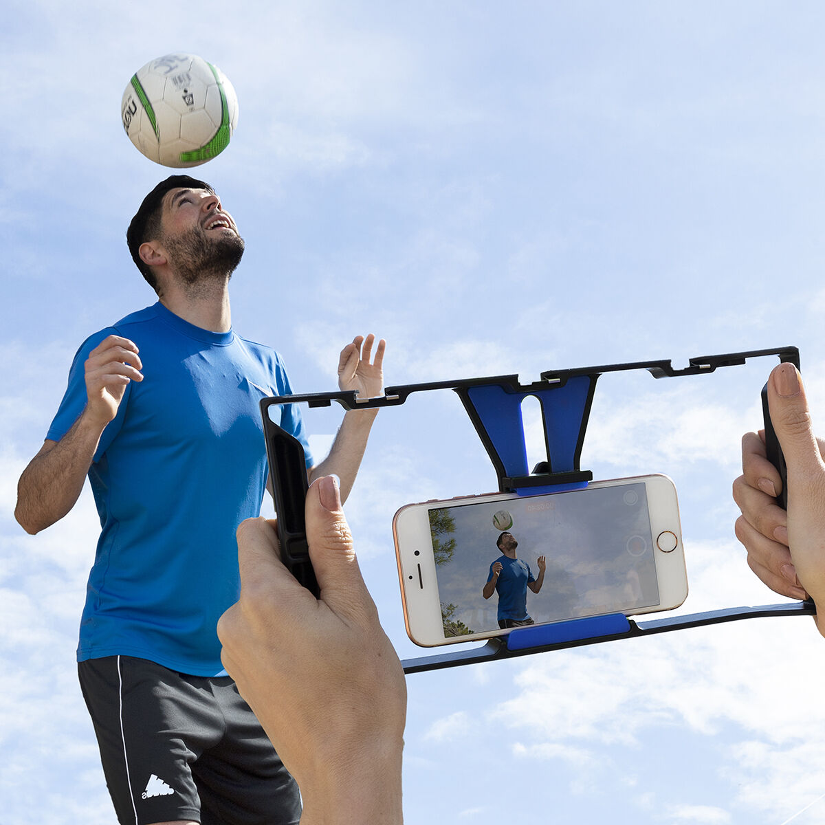 InnovaGoods Smartphone Halter mit Manual Stabiliser Stafect
