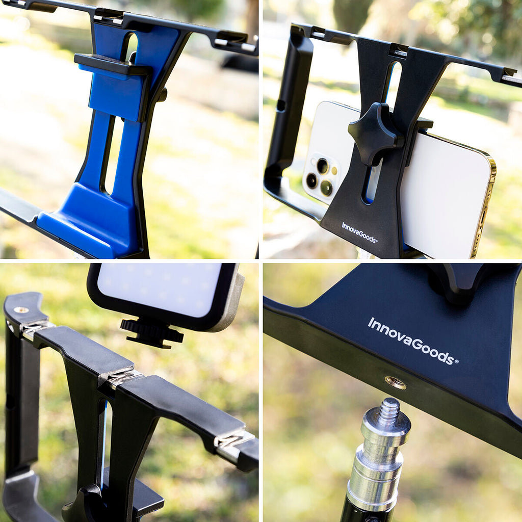InnovaGoods Smartphone Halter mit Manual Stabiliser Stafect