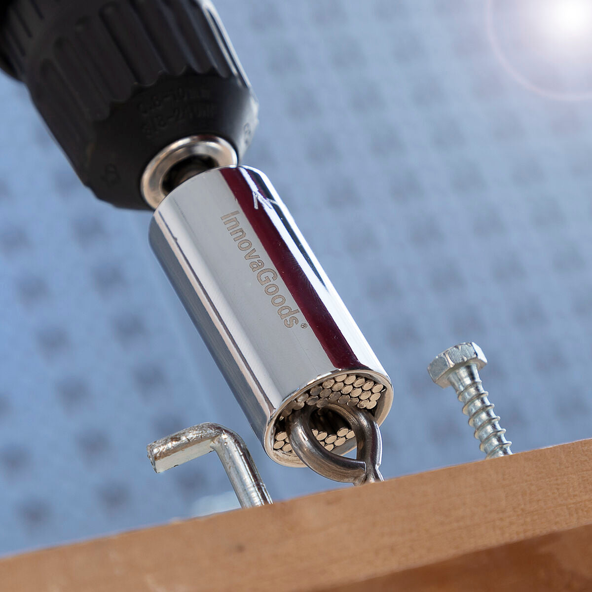 InnovaGoods Universal Socket Wrench mit Zubehör Uniscrew