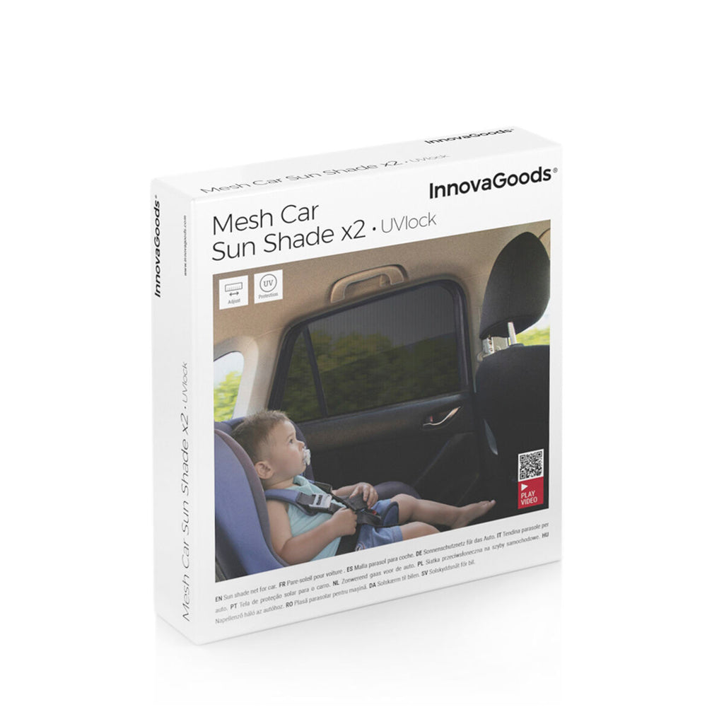 InnovaGoods Mesh Sunshade für the Auto UVlock