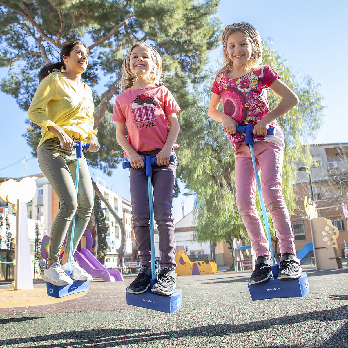InnovaGoods Gummi Pogo Stick Funp