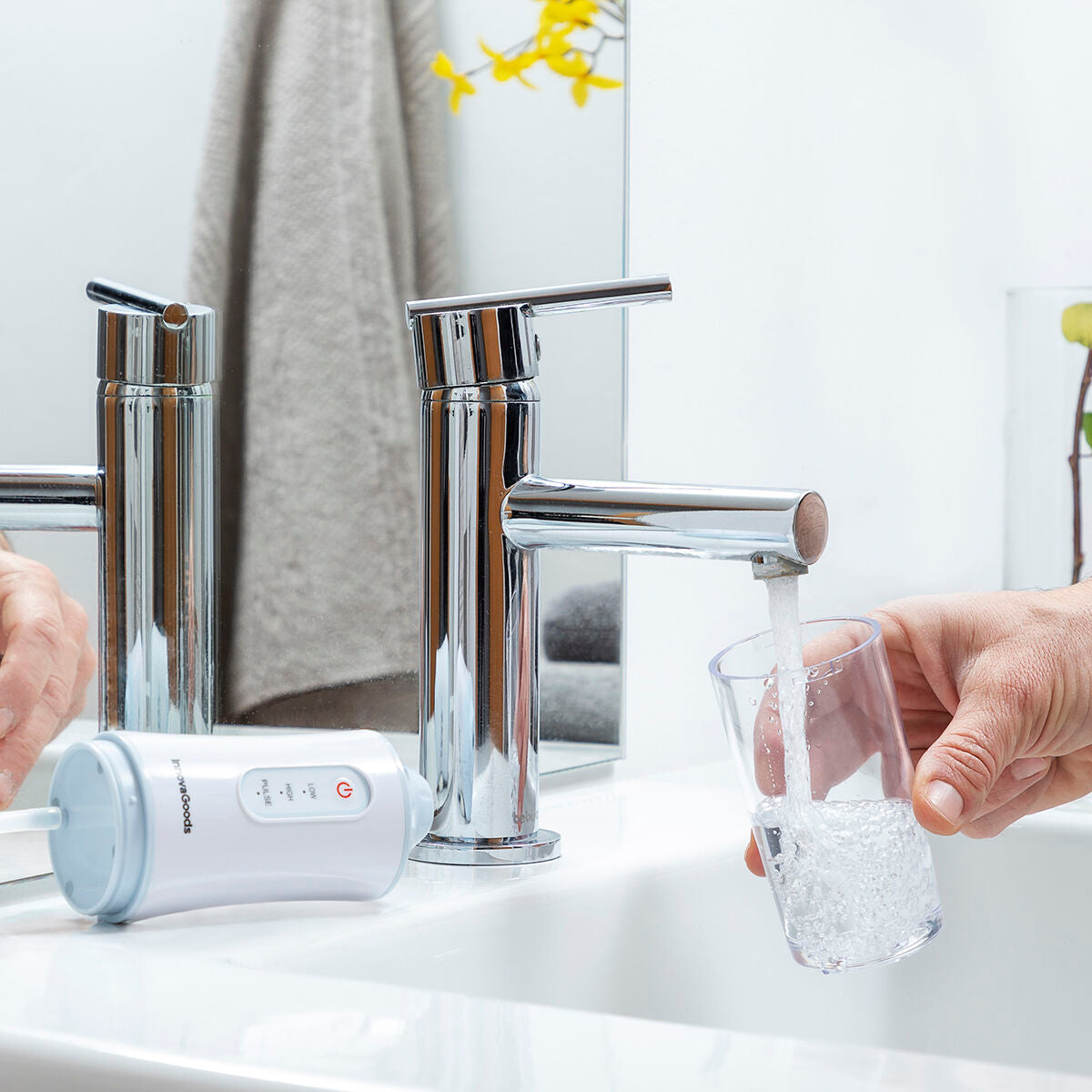 InnovaGoods Tragbar Wiederaufladbar Oral Irrigator Denter