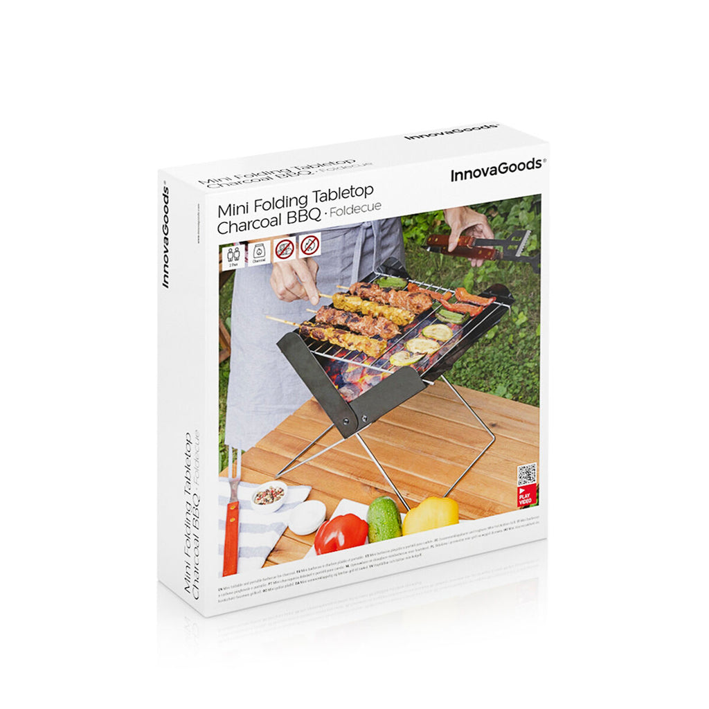 Mini Klappbar Tragbar Barbecue für Charcoal Foldecue InnovaGoods
