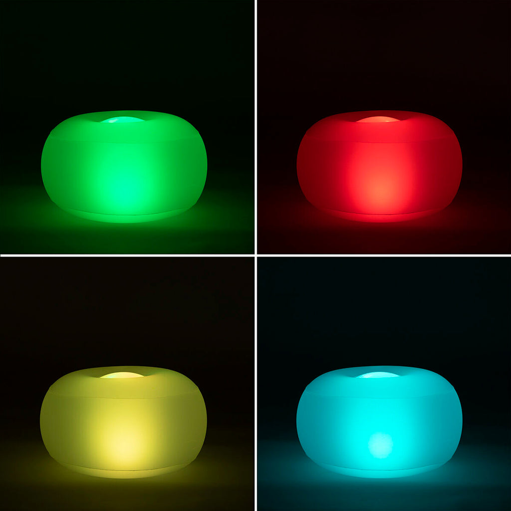 Aufblasbar Seat mit Mehrfarbig LED & Fern Steuerung Pulight InnovaGoods
