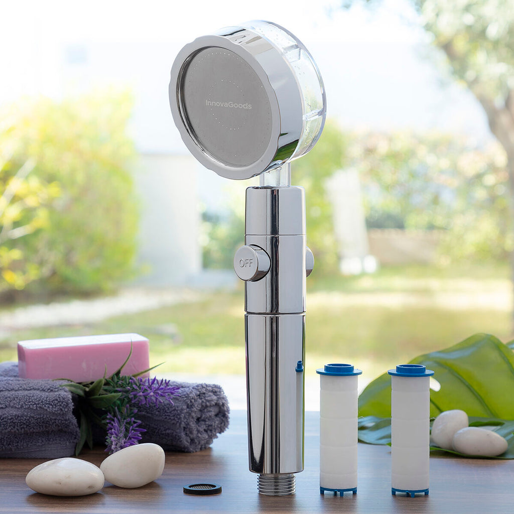 Eco-shower with Pressure Propeller and Purifying Filter Heliwer InnovaGoods – Produktbild 3