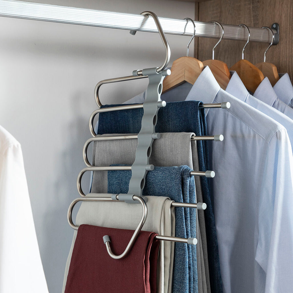 InnovaGoods 5-in-1 Multiple Trouser Hanger Havser