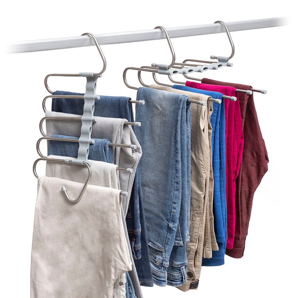 InnovaGoods 5-in-1 Multiple Trouser Hanger Havser
