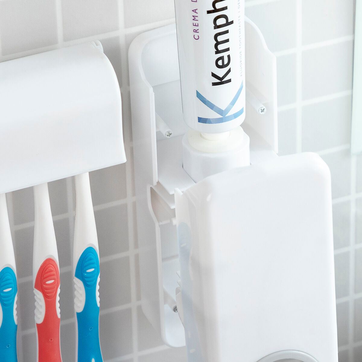 InnovaGoods Toothpaste Dispenser & Halter Diseeth