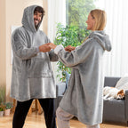 InnovaGoods Oversized Sweatshirt Decke mit Fleece Lining Swug