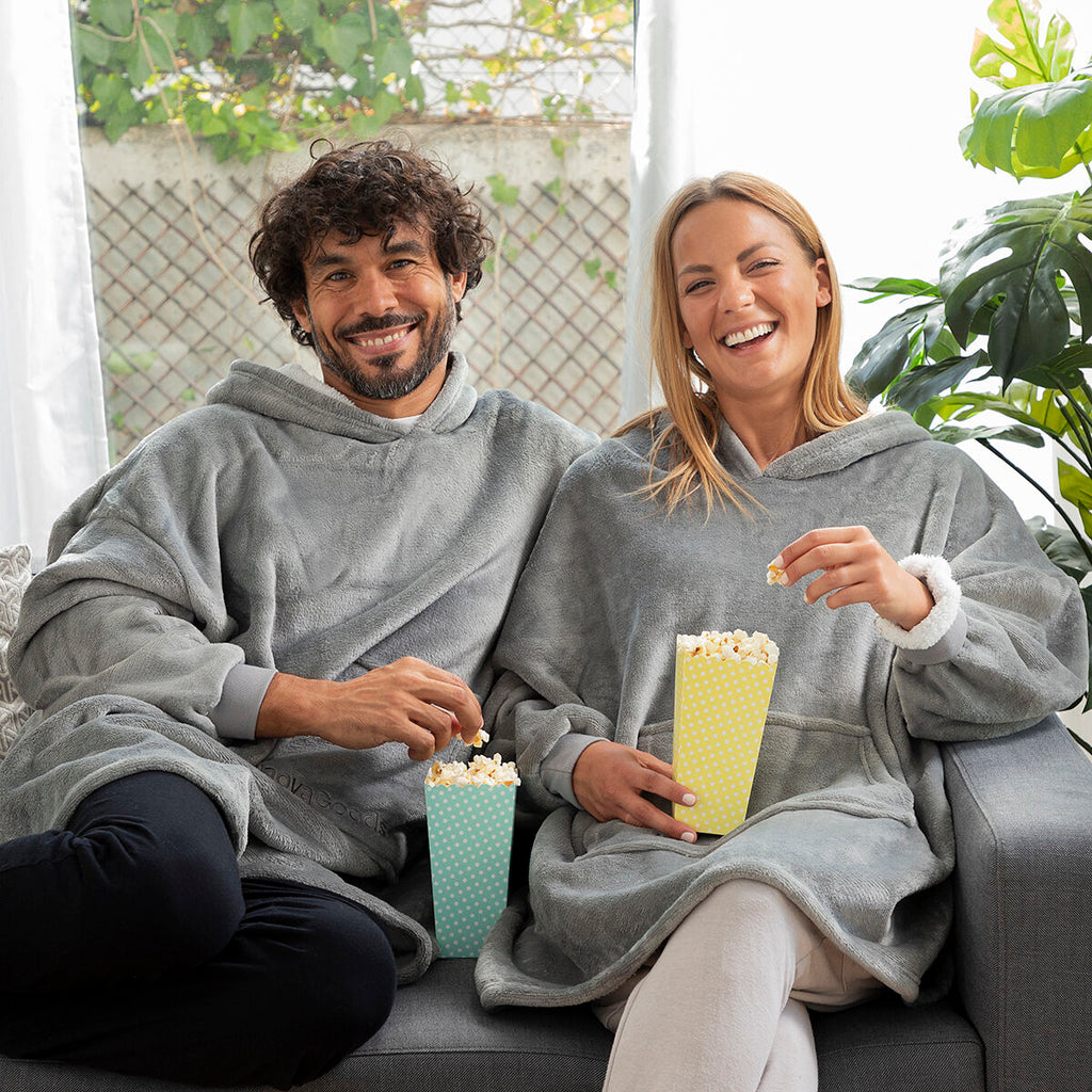 InnovaGoods Oversized Sweatshirt Decke mit Fleece Lining Swug