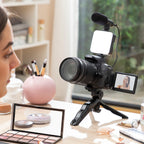 Vlogging Kit mit Leicht, Mikrofon & Fern Steuerung Plodni InnovaGoods