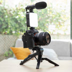 Vlogging Kit mit Leicht, Mikrofon & Fern Steuerung Plodni InnovaGoods