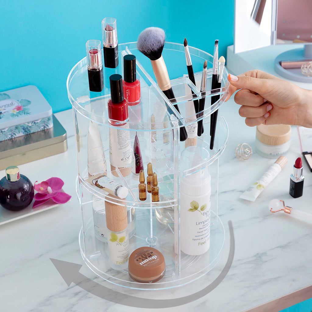 InnovaGoods Rotating Make-up Organizer Rolkup