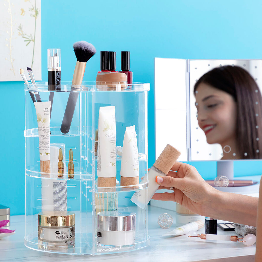InnovaGoods Rotating Make-up Organizer Rolkup