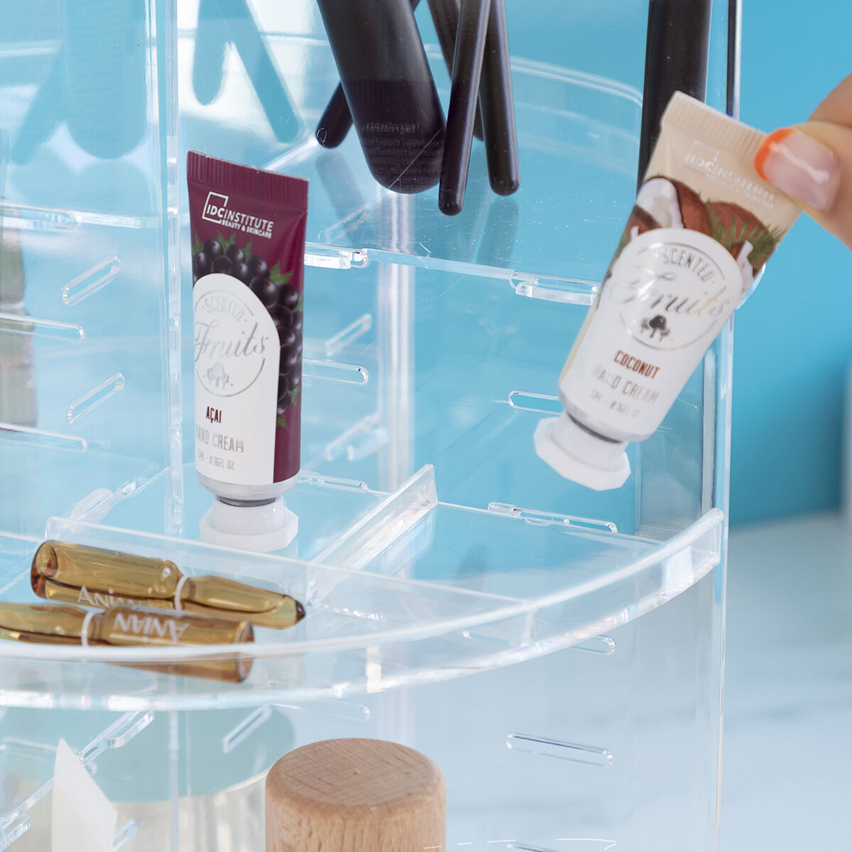 InnovaGoods Rotating Make-up Organizer Rolkup